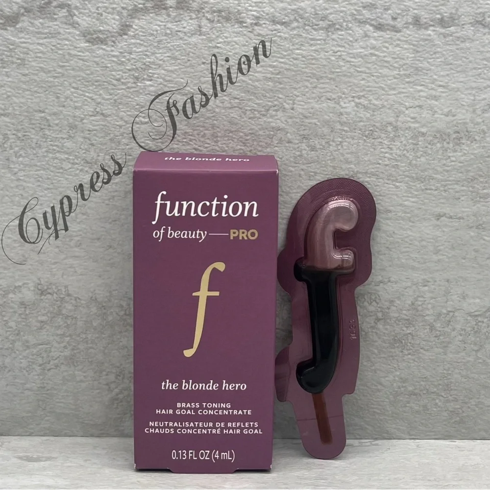 💫 $3 Three Function of Beauty Pro The Blonde Hero Brass Taming Hair Concentrates - Picture 3 of 6